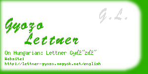 gyozo lettner business card